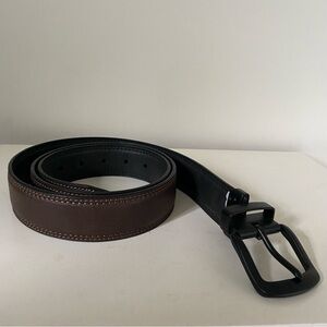 New Dickies Men's Reversible Brown and Black Leather Belt 44 inch